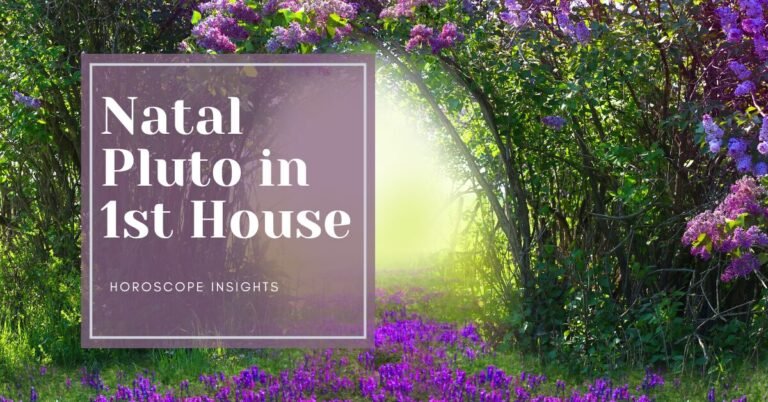 Pluto in the 1st House: Unleash Your Inner Power